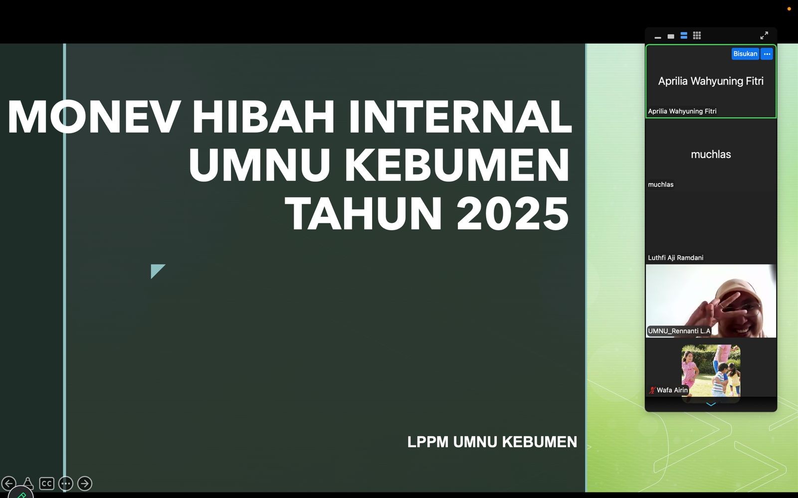 Tingkatkan Mutu Riset, LPPM UMNU Kebumen Evaluasi Hasil Monev Hibah Internal Tahun 2025